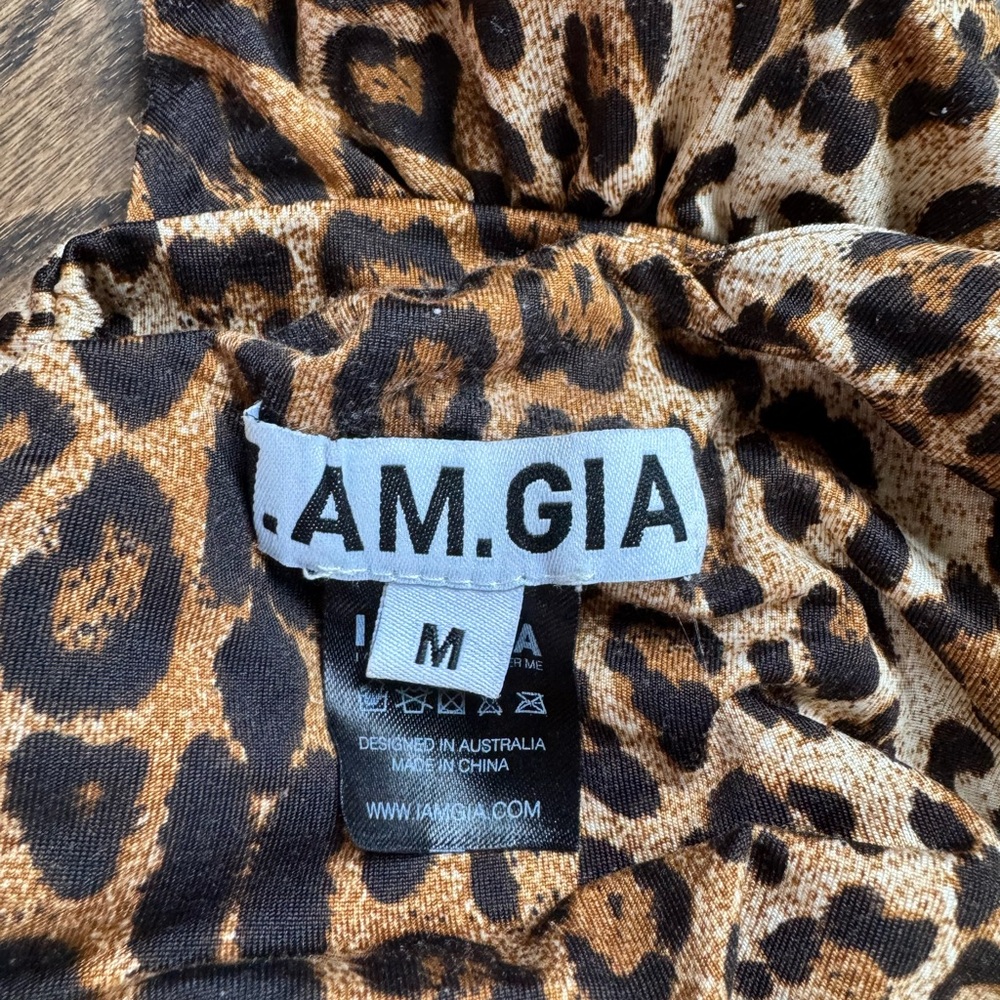 I.AM.GIA Leopard Print Top - Picture 2 of 3